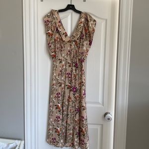 La Ligne floral silk dress